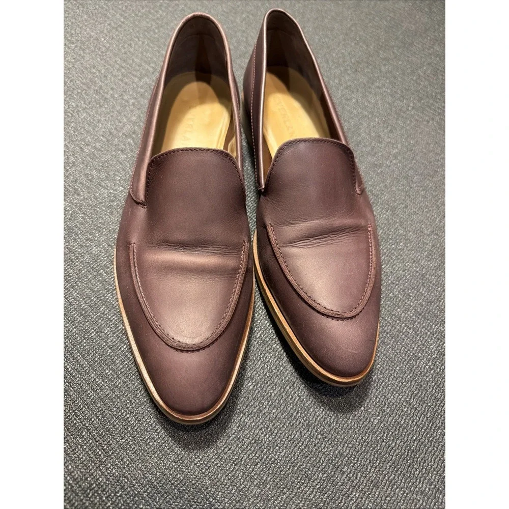 Everlane Women's Burgundy The Modern Loafer Size 9.5 - Picture 4 of 7